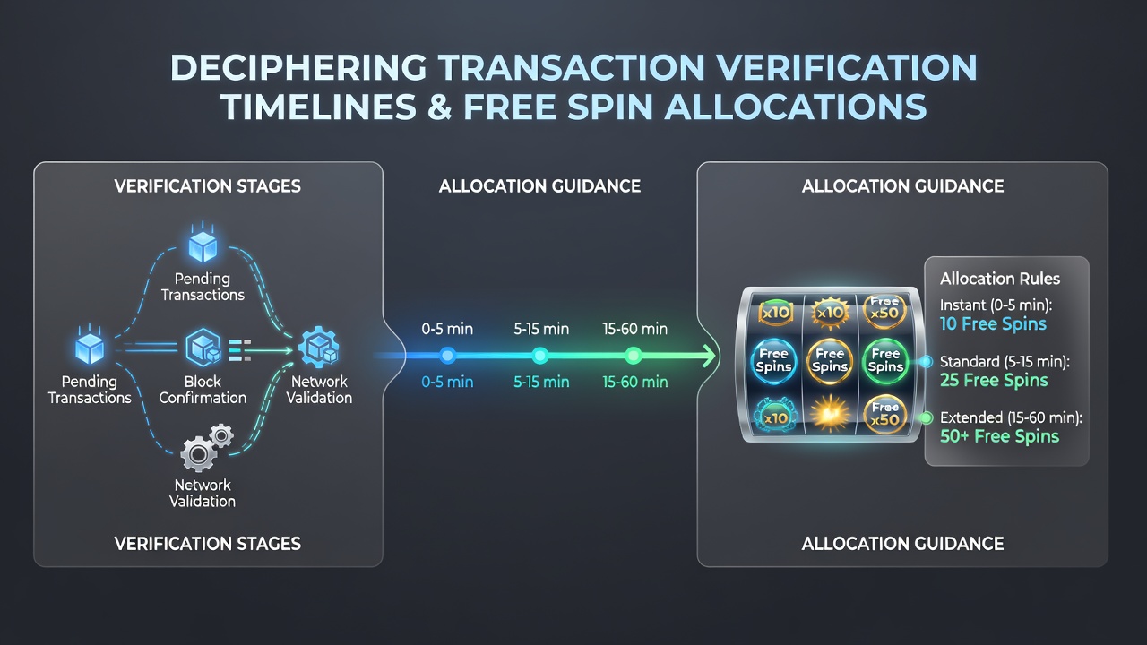 Flow diagram of transaction verification process feeding into free spin allocation for mobile table games