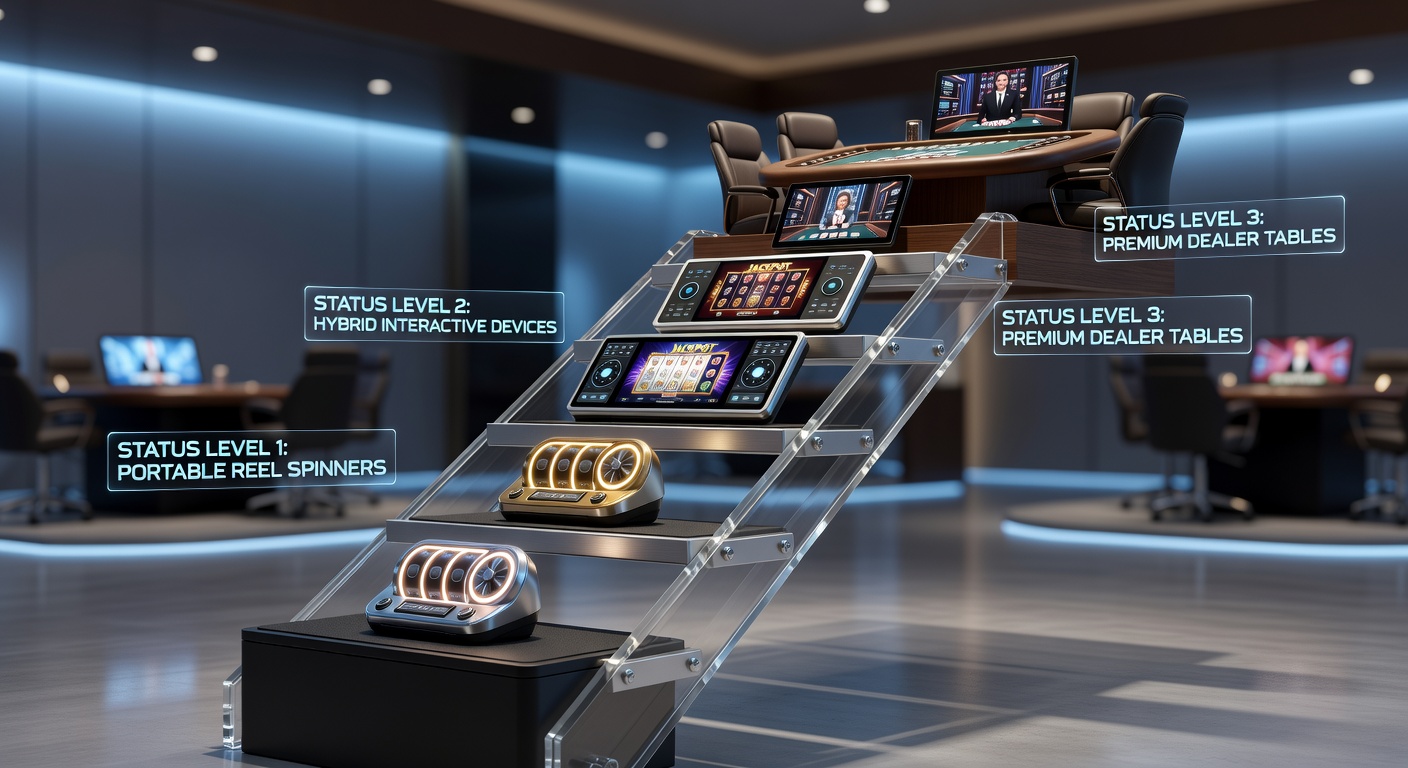 Players reviewing tiered loyalty benefits on mobile devices for slots and live tables